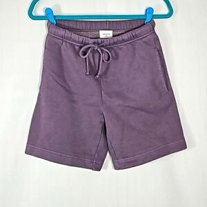 Wilfred Free x Aritzia Fleece 7” Shorts in Faded Violet Haze Size XXS.